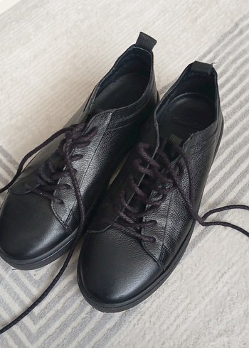 Siyah Erkek Spor Ayakkabı Bağcıkları - Görsel 4