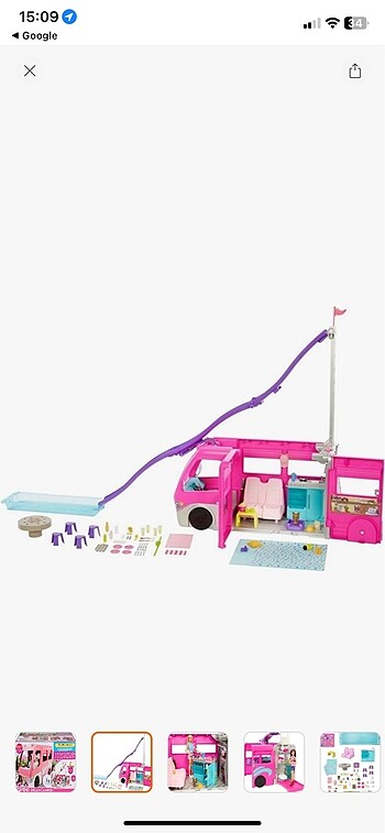Beden Renk Barbie rüya karavanı yeni