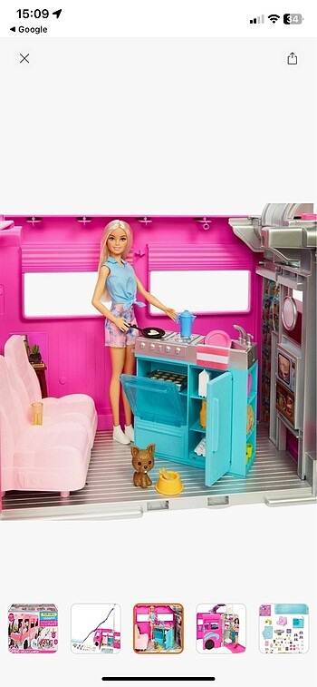 Beden Barbie rüya karavanı yeni