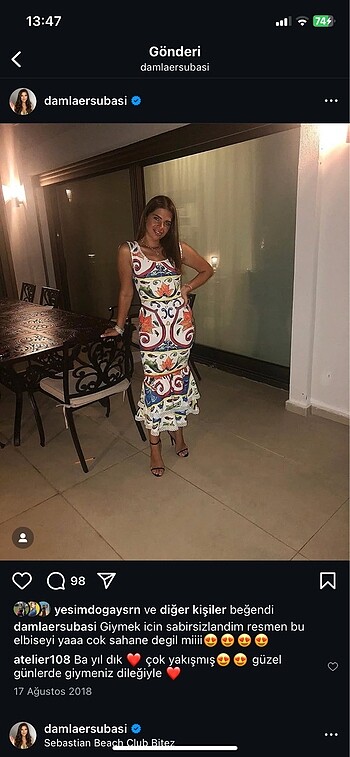 Zara Kadın elbise
