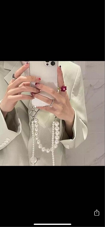 İncili telefon kılıfları
