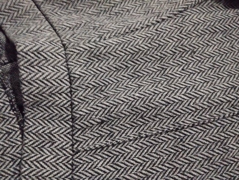 Gri Regular Fit Örgü Denim Kadın Tayt - Görsel 3