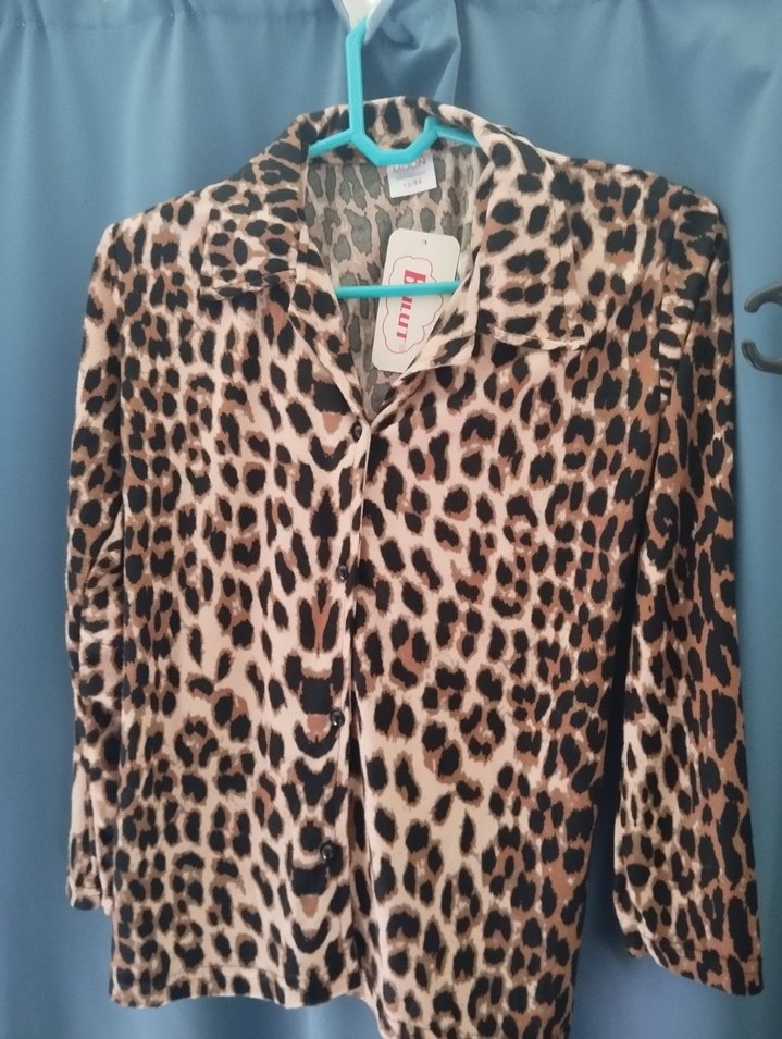 Leopar Desenli Kadın Takım - Görsel 5