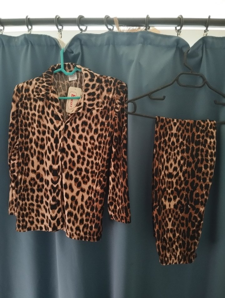 Leopar Desenli Kadın Takım - Görsel 2