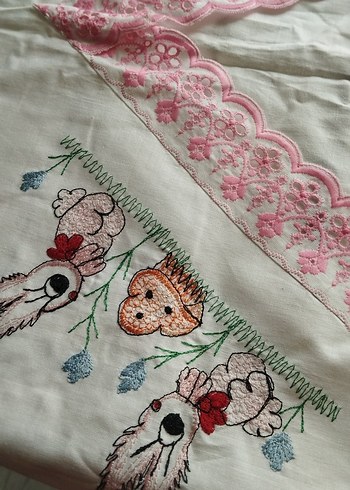 Nakışlı bebek nevresim takımı - Görsel 3