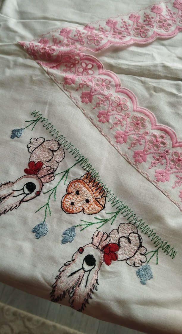 Nakışlı bebek nevresim takımı - Görsel 3