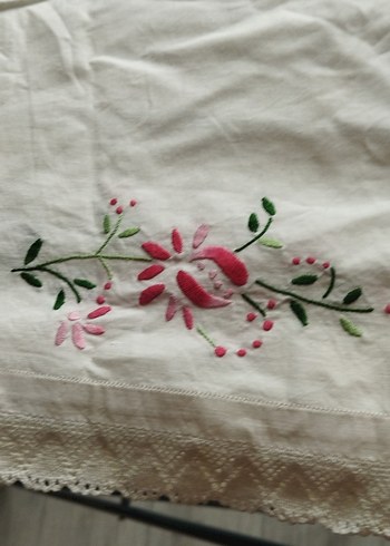 Nakışlı Beyaz Örtüsü - Görsel 3