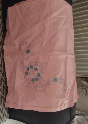 Nakışlı Pembe örtğ - Görsel 2