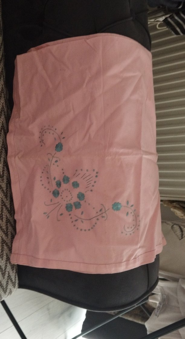 Nakışlı Pembe örtğ - Görsel 2
