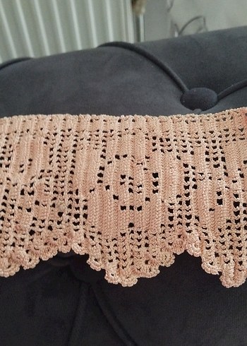 Bohem Tarzda El Örgüsü Dantel Şerit - Görsel 2