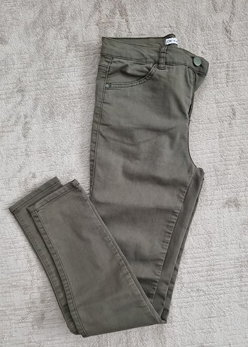 15-16 Yaş Beden LCW Teen Haki Skinny Pantolon