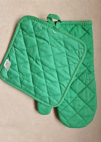 Yılbaşı Desenli 2 li Fırın Eldiveni Seti - Görsel 2