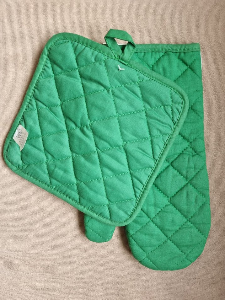 Yılbaşı Desenli 2 li Fırın Eldiveni Seti - Görsel 2