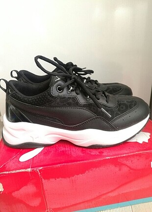 Puma Cilia Mesh Siyah Kadın Ayakkabı