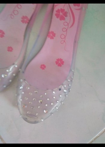 Pembe Payetli Yetişkin -Kız Çocuk Özel Gün Ayakkabısı - Görsel 7