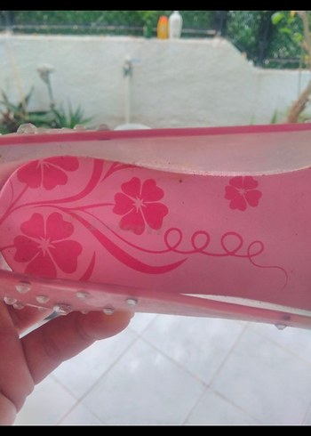 Pembe Payetli Yetişkin -Kız Çocuk Özel Gün Ayakkabısı - Görsel 6