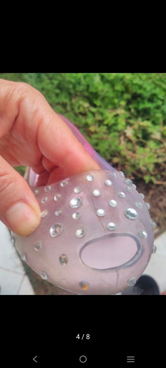 Pembe Payetli Yetişkin -Kız Çocuk Özel Gün Ayakkabısı - Görsel 4