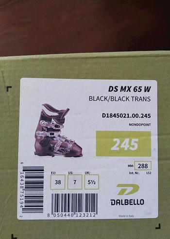 Kadın Siyah Kayak Botu DALBELLO Kapatmalı - Görsel 2