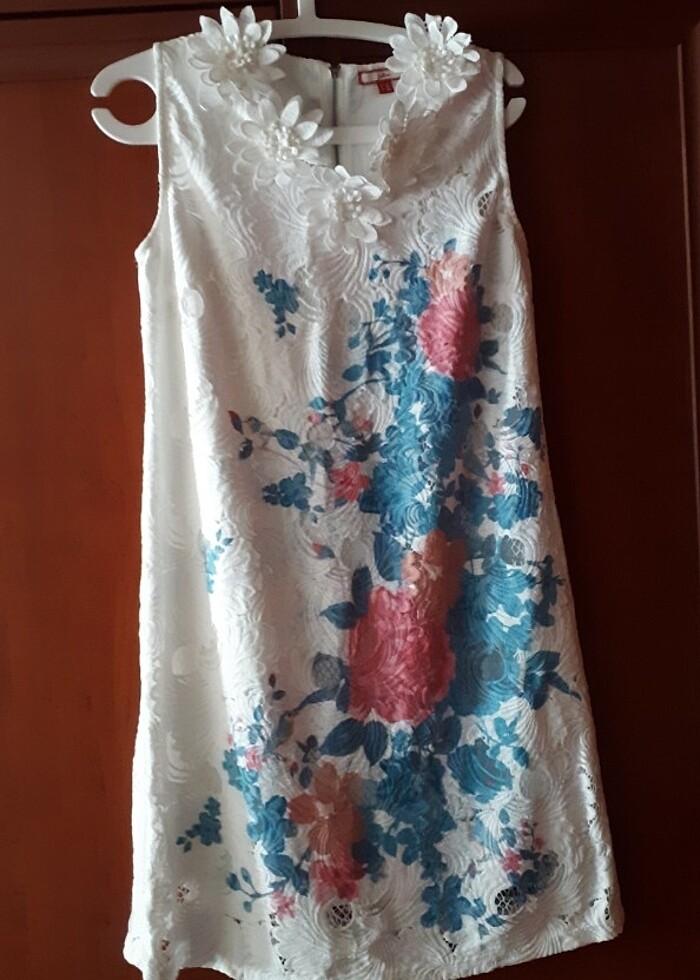 Zara #kotongunluk elbise yeni 38 beden - Görsel 3