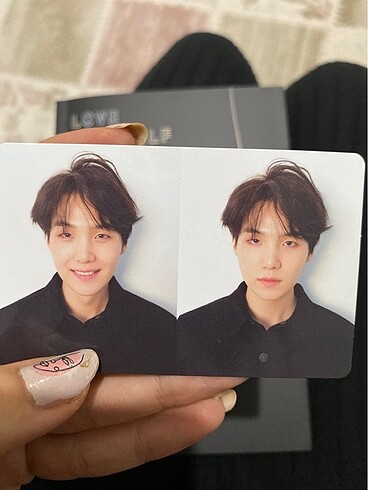 BTS Love Yourself Tear R versiyon Orijinal PC fotokart SUGA Min 