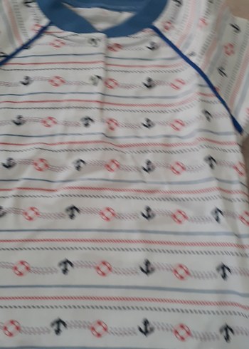 Düğmeli Uzun Kollu Bebek Hastane Tulumu - Görsel 3