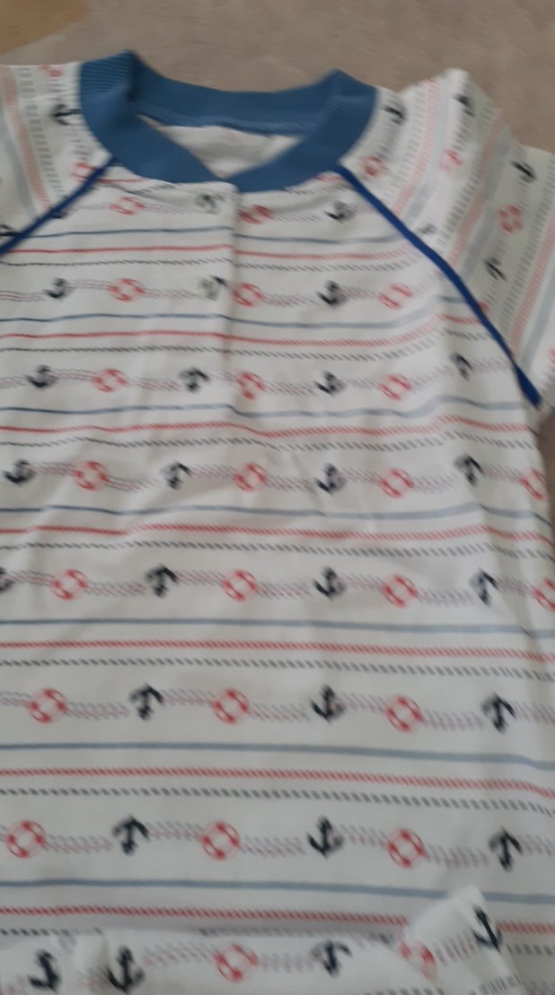 Düğmeli Uzun Kollu Bebek Hastane Tulumu - Görsel 3