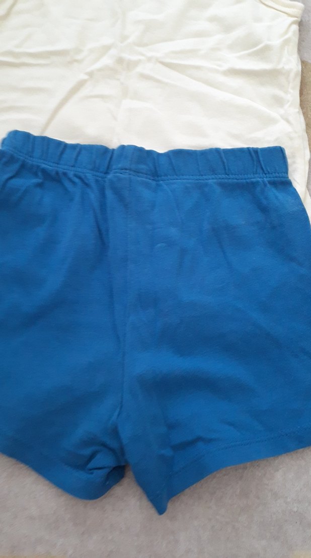 Mavi Çocuk Atlet ve Şort Takımı - Görsel 2