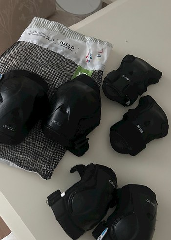 Siyah Biker Diz Koruyucu Velcro Bantlı - Görsel 2