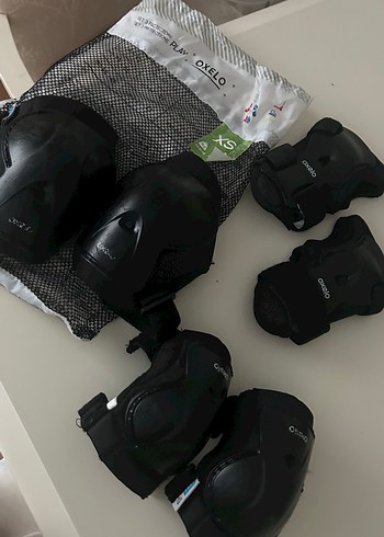 Siyah Biker Diz Koruyucu Velcro Bantlı - Görsel 4