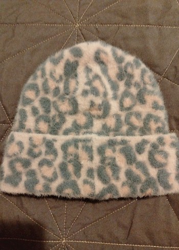 yumuşacık Kadın Leopar Desenli Bere - Görsel 2