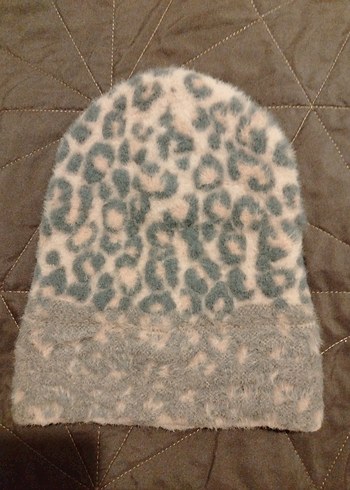 yumuşacık Kadın Leopar Desenli Bere - Görsel 4