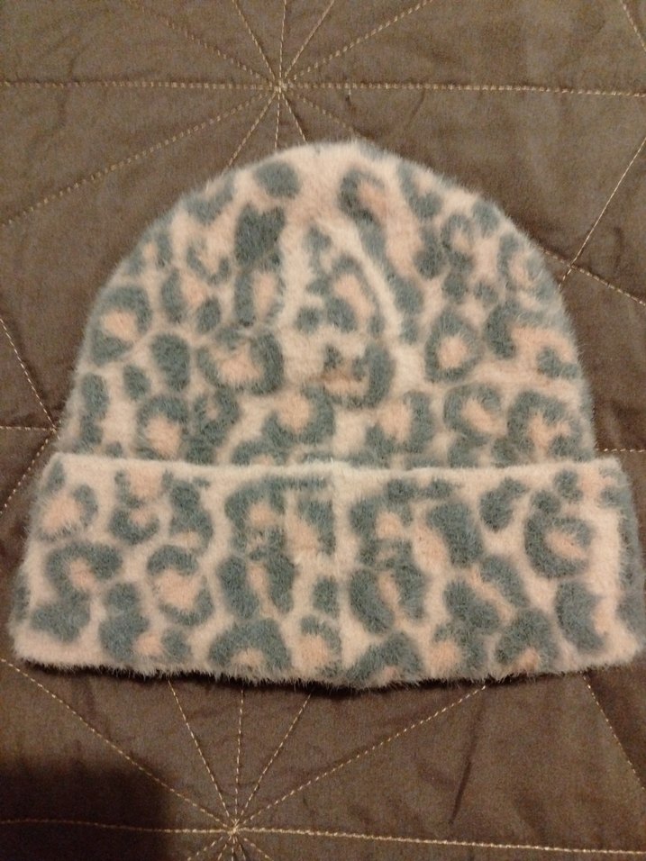 yumuşacık Kadın Leopar Desenli Bere - Görsel 2