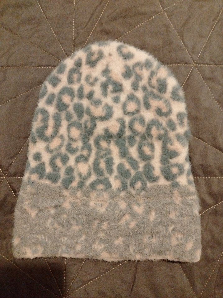 yumuşacık Kadın Leopar Desenli Bere - Görsel 4