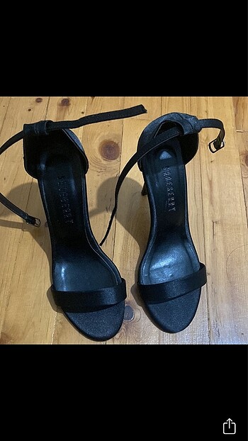 Diğer Trendyol shoeberry saten tek bantlı topuklu ayakkabı