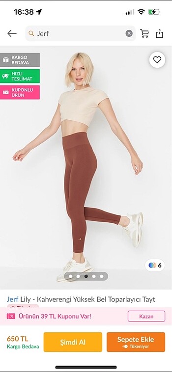 xs Beden Jerf lily tayt
