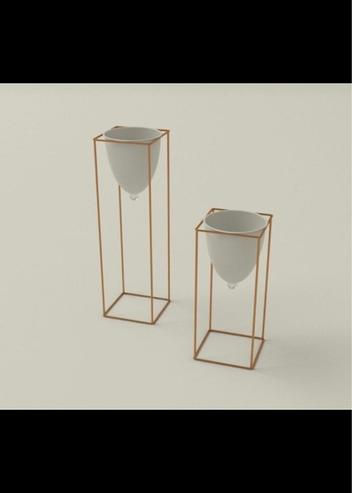 Metal Ayaklı saksılık - Görsel 4