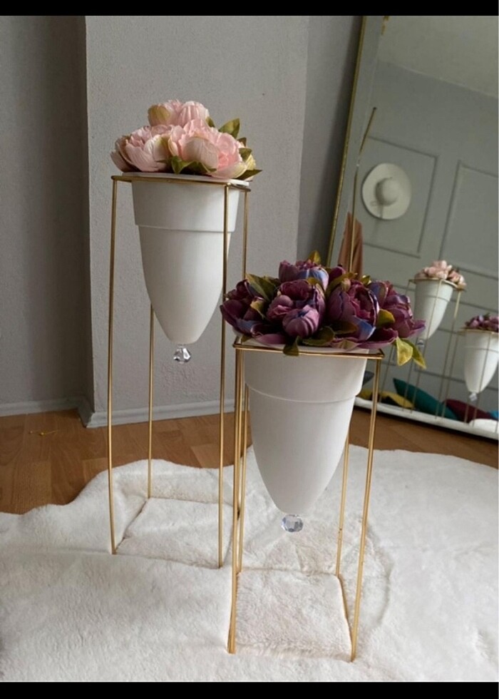 Metal Ayaklı saksılık - Görsel 3