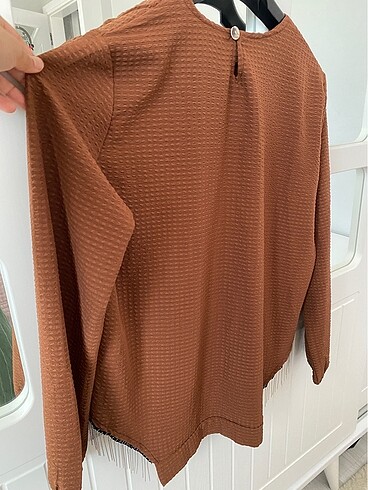 Taşlı kiremit tunik - Görsel 7