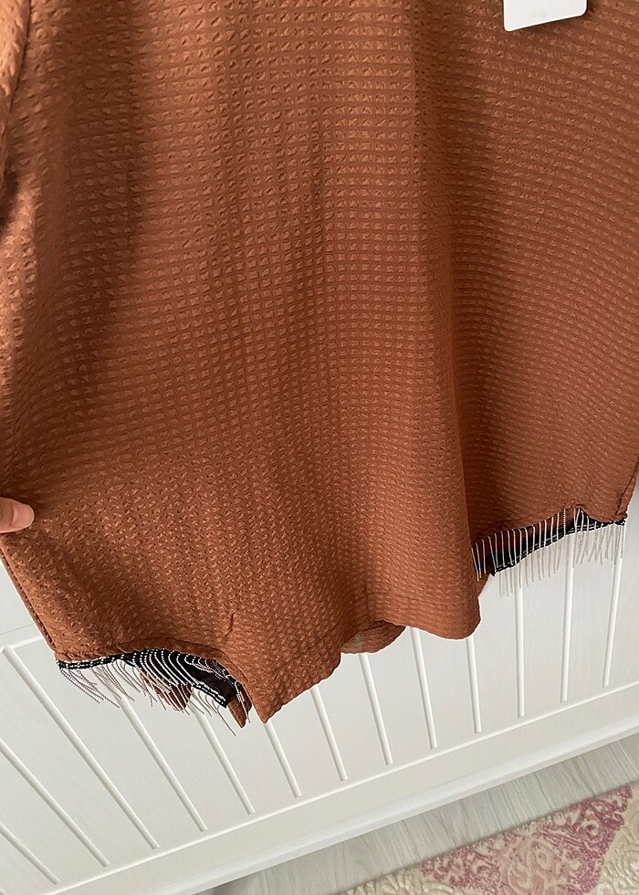 Taşlı kiremit tunik - Görsel 3