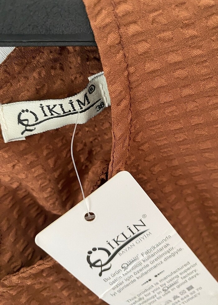 Taşlı kiremit tunik - Görsel 4