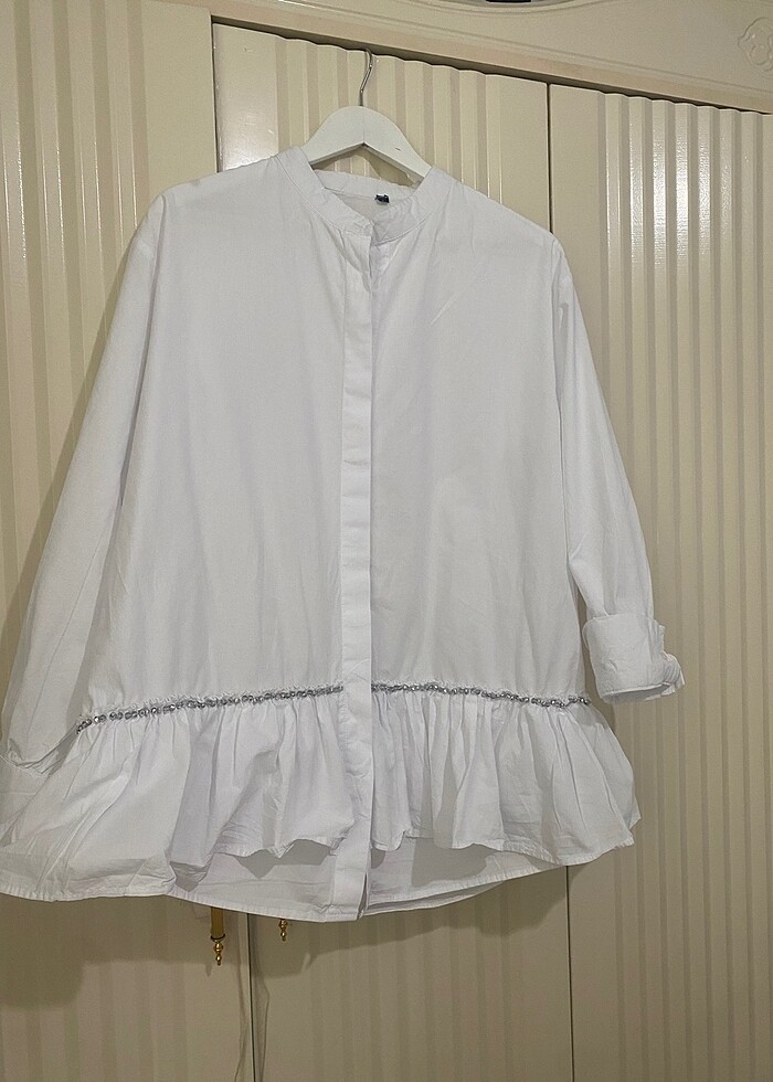 Beyaz tunik - Görsel 4