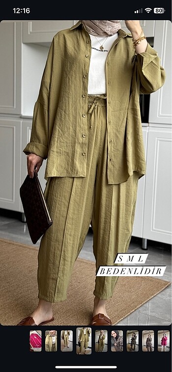 Yağ yeşili tensel takım - Görsel 2