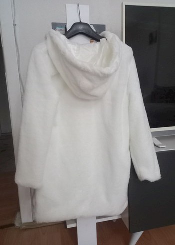 Etiketli pelus mont kaban ceket palto - Görsel 2