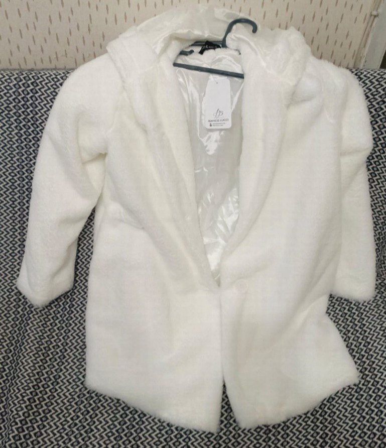 Etiketli pelus mont kaban ceket palto - Görsel 3