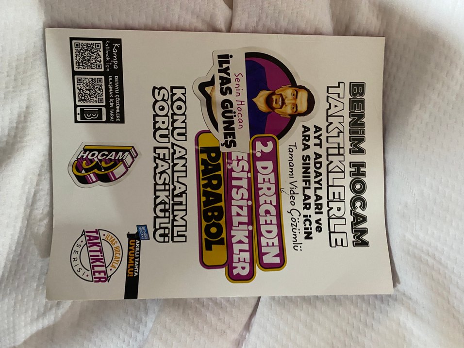 Benim Hocam Konu Anlatımlı AYT Soru Fasikülleri - Görsel 5