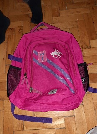 Polo pembe sırt çantası 