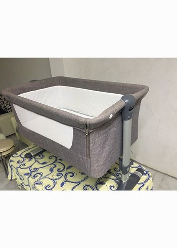 Beden Safe Side Anne Yanı Beşiği Beyaz-Gri