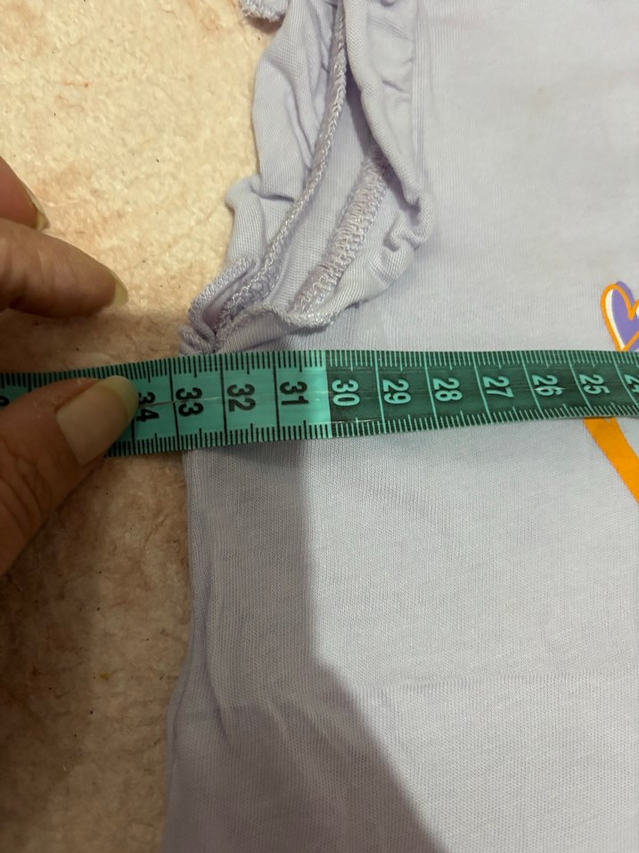 Kız Çocuk Fırfırlı Tişört - Görsel 4