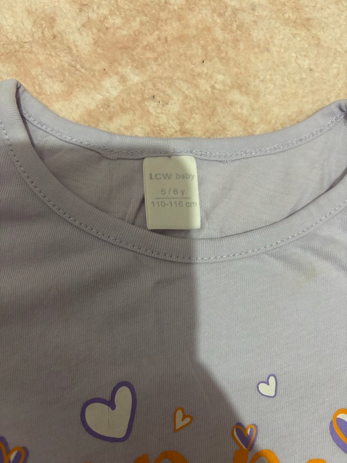 Kız Çocuk Fırfırlı Tişört - Görsel 2