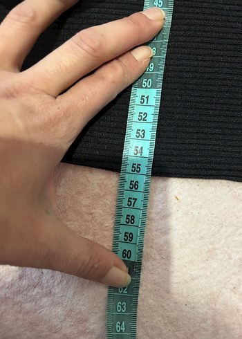 Düğmeli Siyah V Yaka Uzun Kollu Triko Elbise - Görsel 7